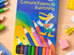 Set de 12 lapices de colores triangulares Pelikan Silverino HAM01