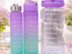Botella 3 En 1 Transparente Motivacional En Oferta YH529