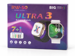 Smartwatch Ultra 3 RW-50 Pantalla Grande + 7 Correas