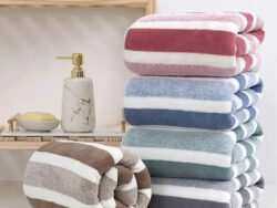 Toallon De Baño Belgrano Home 90x160cm Secado Rápido TOA777