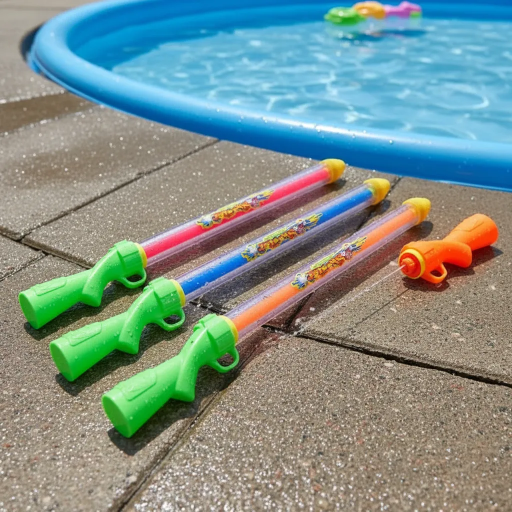 Pistolas De Agua Con Efecto Fuego Artificial Diseños Varios PIA02 / PIA03