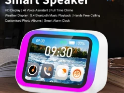 Despertador Inteligente Con Pantalla Y Asistente De Voz Smart Speaker