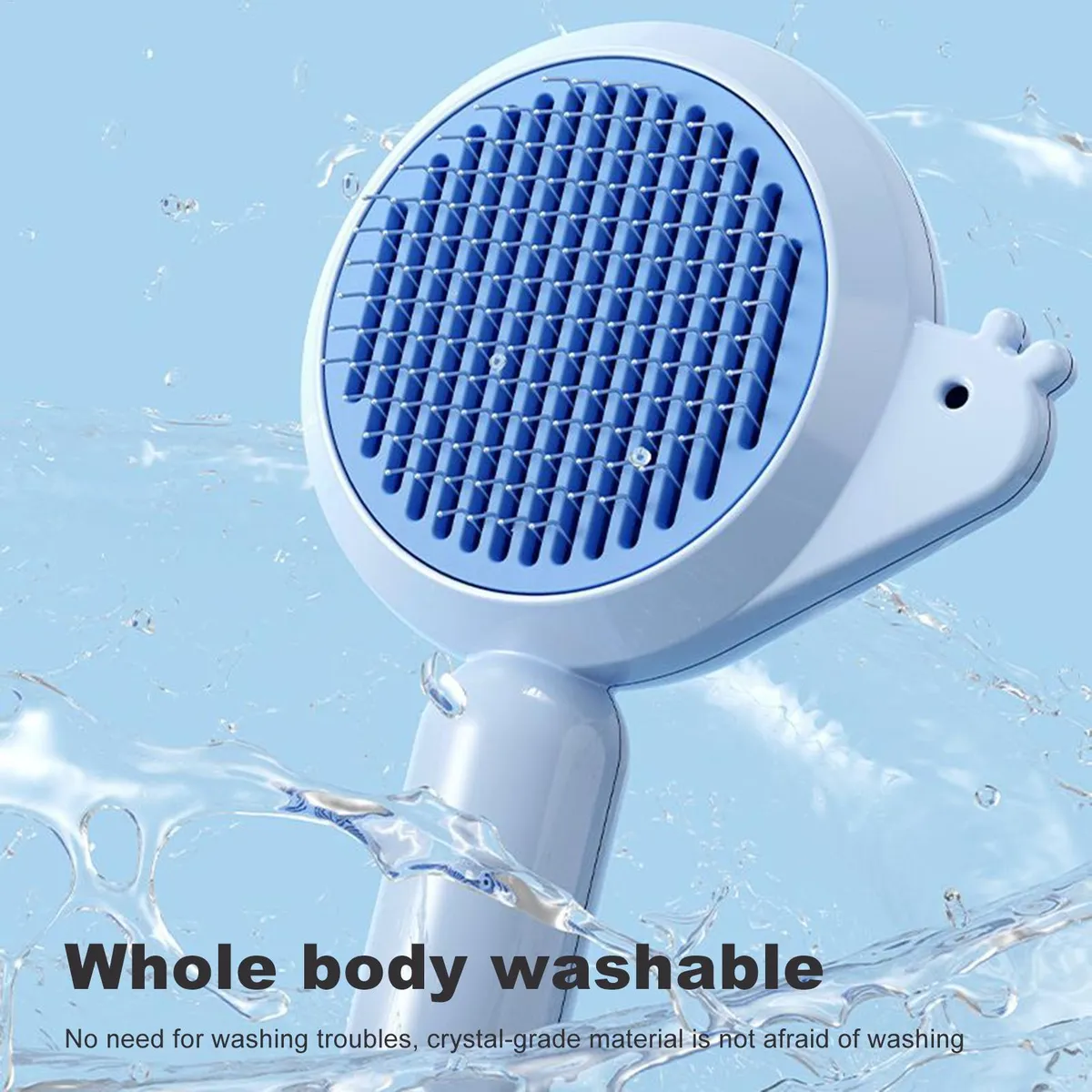 Cepillo Para Peinar Mascotas Diseño Caracol WB726 - Image 7