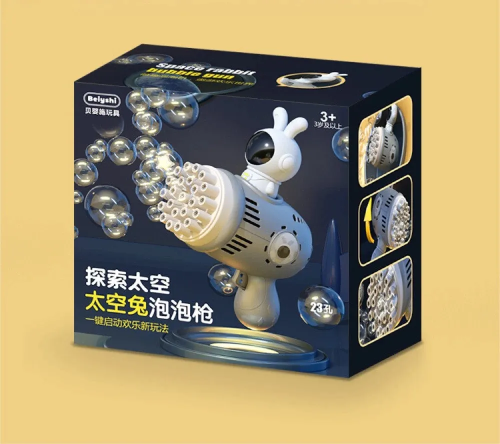 Pistola De Burbujas Conejo Espacial JT176 - Image 5