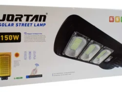 Reflector Led Solar Jortan 150W Sensor Movimiento AV5558