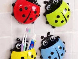 Portacepillos De Dientes Soporte De Pared Vaquita De San Antonio