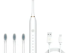 Cepillo De Dientes Recargables Electrico Con 3 Cabezas YQ10416