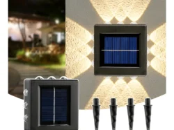 Lampara Solar Luz Calida 2 En 1 Apt Exterior JS-2309 YD2309