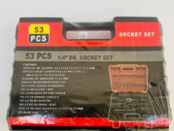 Caja Herramientas Juego De Tubos 1/4 Set 53 Piezas K1053