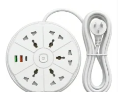 Zapatilla Alargue Circular Euroginal 2USB 1TC Lambo Tech LT-25AL24