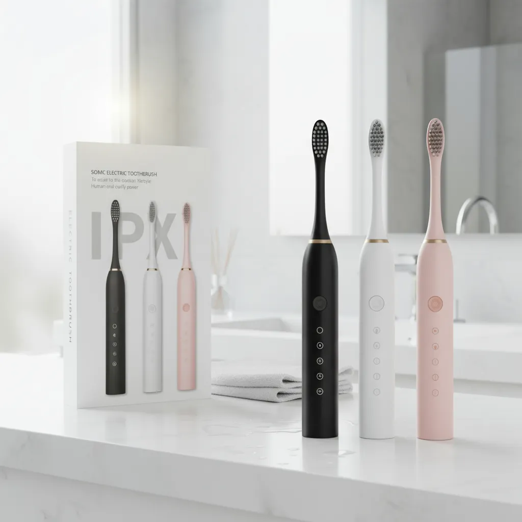 Cepillo De Dientes Recargables Electrico Con 3 Cabezas YQ10416 - Image 2