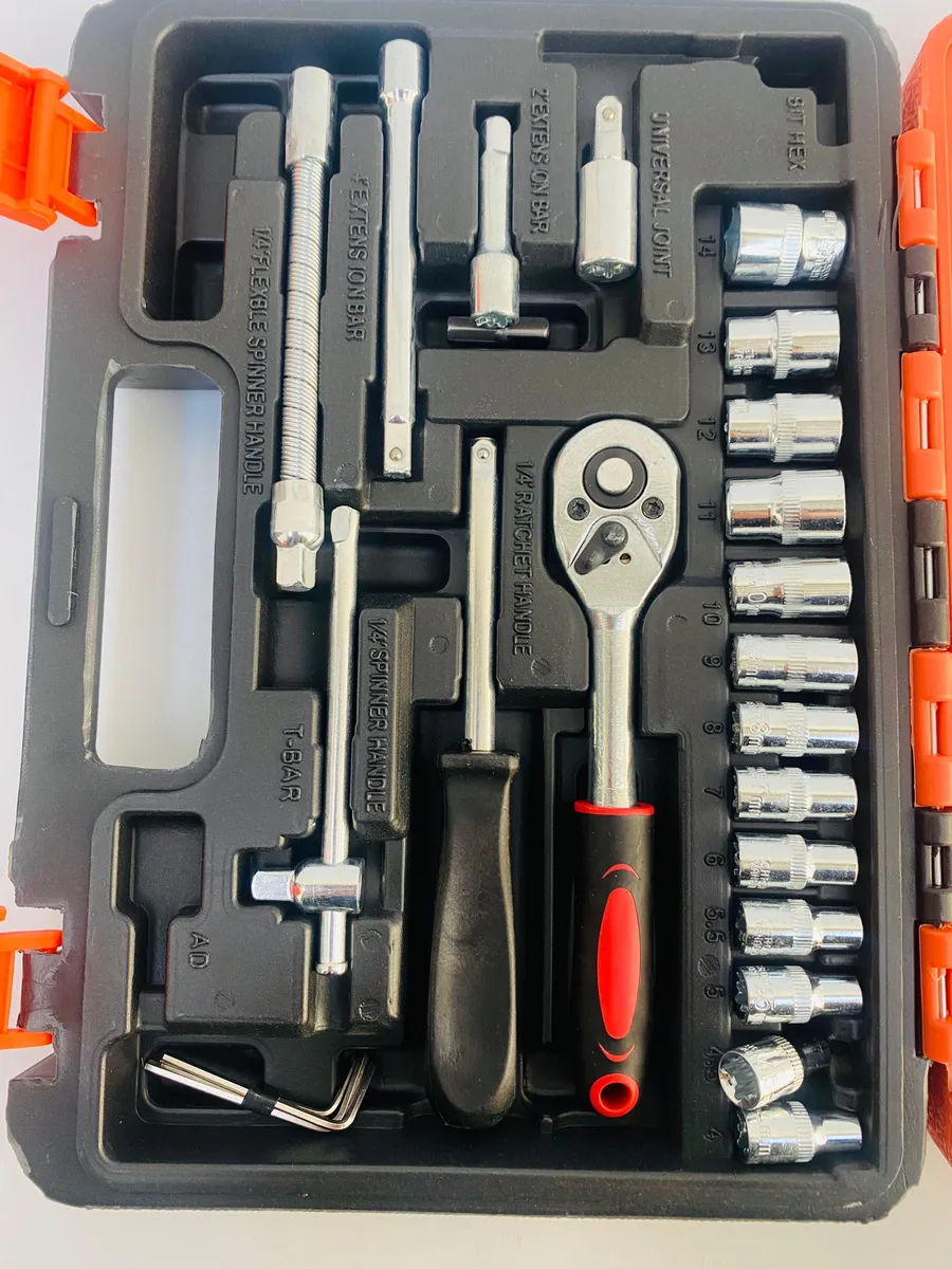 Caja Herramientas Juego De Tubos 1/4 Set 53 Piezas K1053 - Image 2