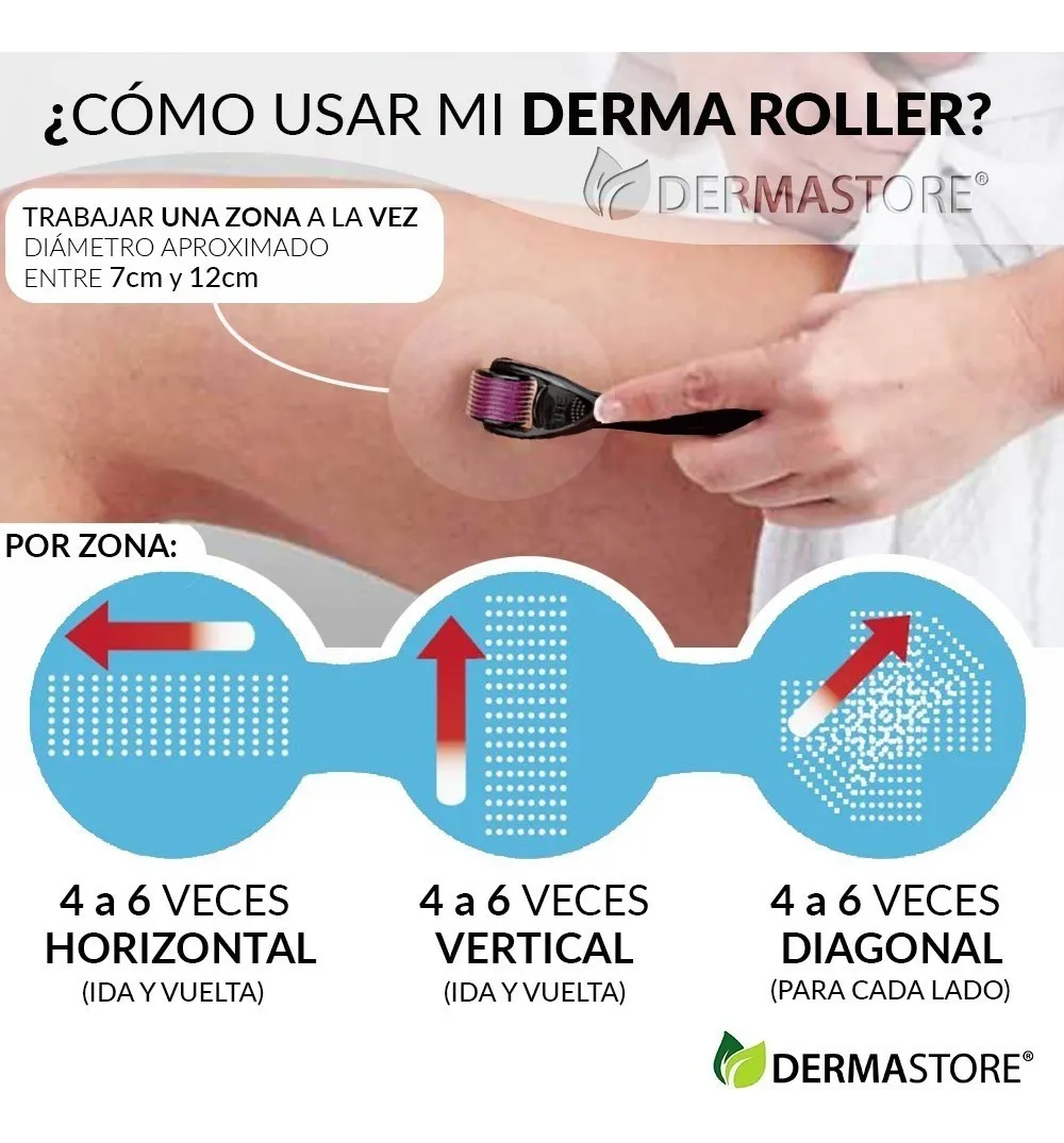 Derma Roller Microagujas Con Rueda MHMRZ111 - Image 2