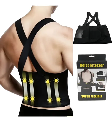 Faja Trabajo Lumbar Ballenada Elastizada Seguridad Espalda L-XXXL belt - Image 2