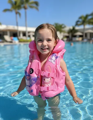 Chaleco Flotador Salvavidas Inflable Pvc Diseño Kuromi INFA007 Talle S - Image 2