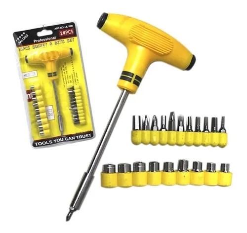 LLave T En Blister 24 Piezas JJ-203 Jia Jin Tools