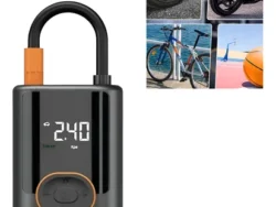 Compresor De Aire Portátil Lambo C-006 Recargable Negro 60 Monofásica