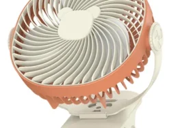 Ventilador de Escritorio con Luz Nocturna LED Recargable F10