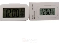 Reloj Despertador Digital Pequeño Para Mesa Nocturna Caja Blanca FH-2256