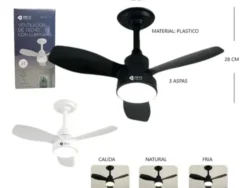 Ventilador De Techo Con Luminaria Oryx OR-CFL-7