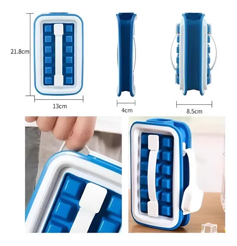 Hielera Portatil Bandeja Ice Cube Tray De Plastico