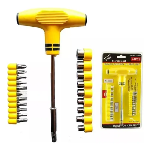 LLave T En Blister 24 Piezas JJ-203 Jia Jin Tools - Image 2