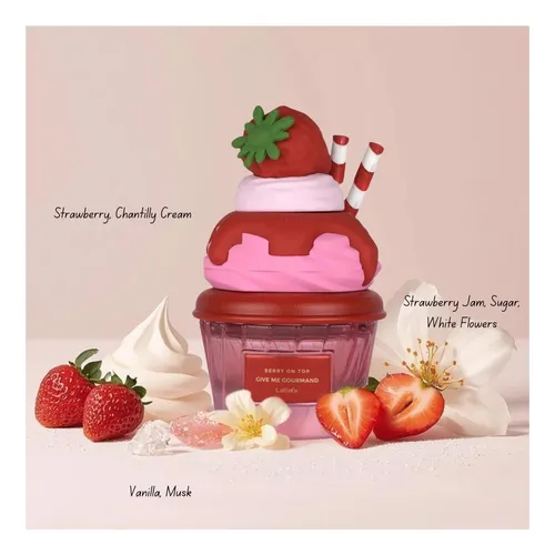 Perfume Lattafa Give Me Gourmand Berry On Top Eau de Parfum 75ml Común - Image 3
