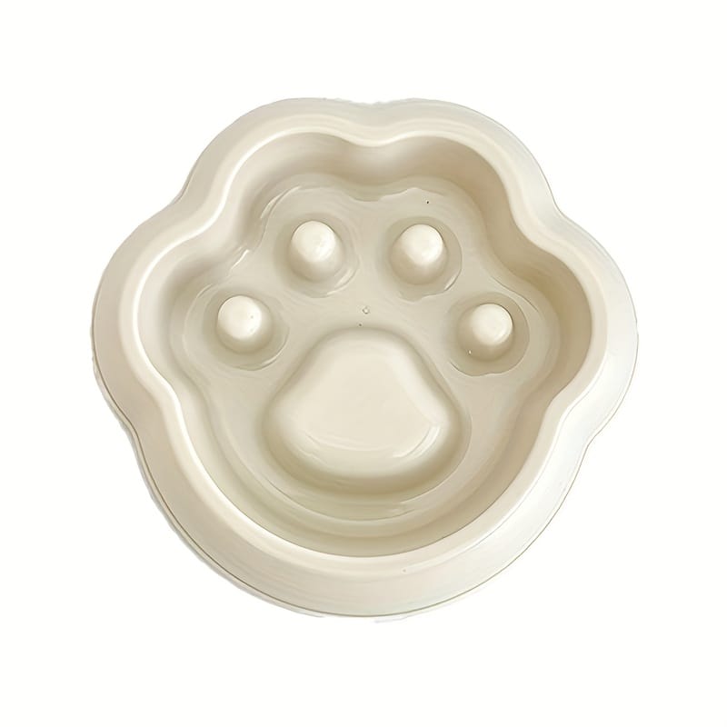 Plato Plastico Antiahogo para Mascotas en Forma de Huella 20 cm WD856 - Image 2