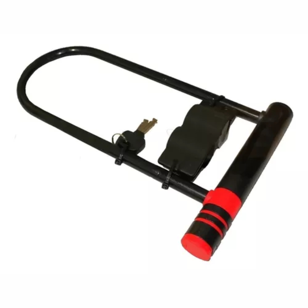 Candado Traba Linga En U Acero Bici Moto Seguridad 2 Llaves An Chi NO:214