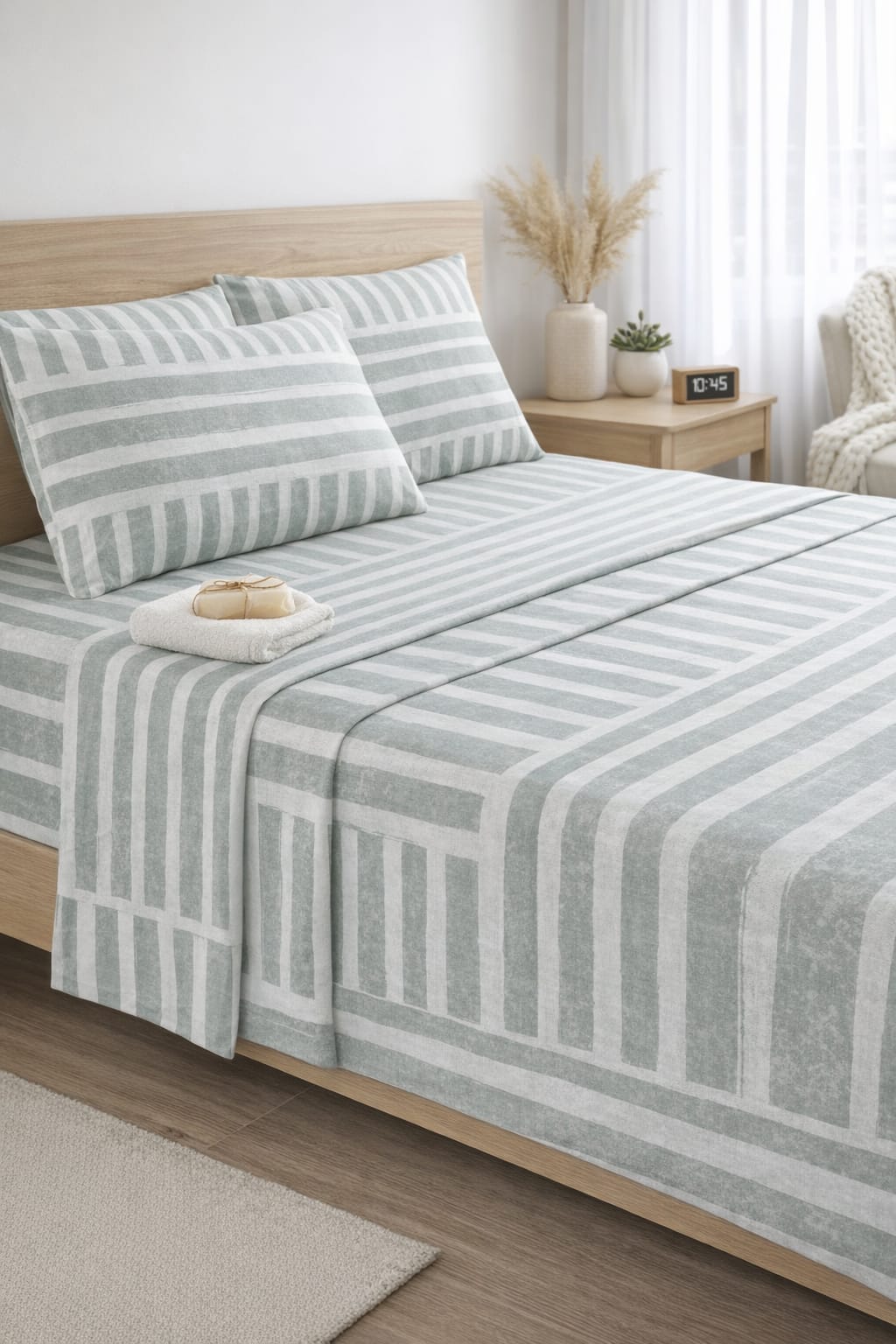 Juego de Sábanas 2 1/2 Plazas Confort Home 144 Hilos Extra Suave - Image 2