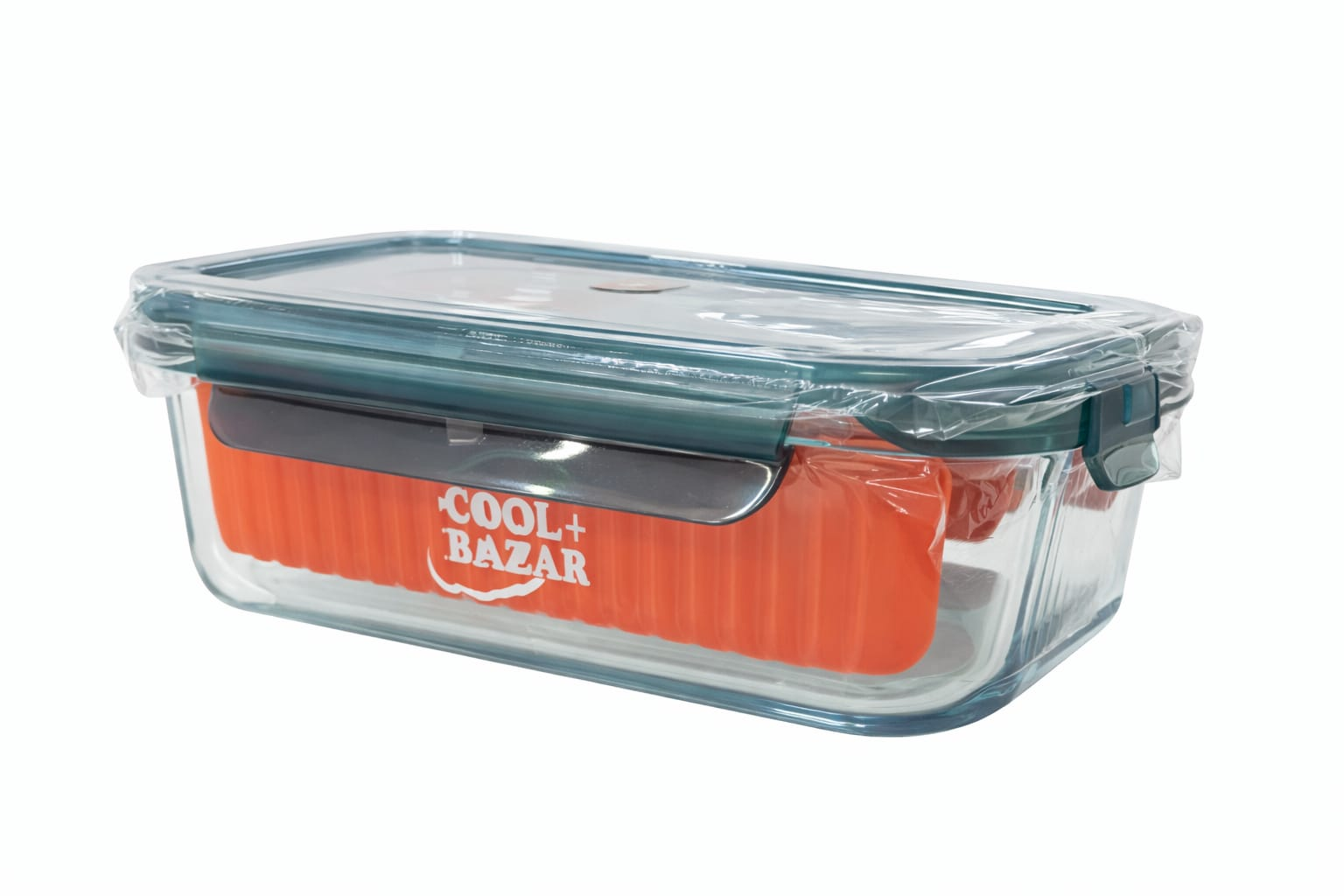 Tupper De Vidrio Hermetico Cuadrado 1040ml CFSW-1040 Cool Bazar