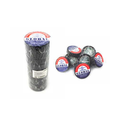Cinta Para Cables Electricos TL319319 TopGlobe 0.18mm*19mm*10 Pack X10u.