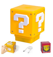 Cubo de Mario Bros Recargable con Luz y Sonido EA-606