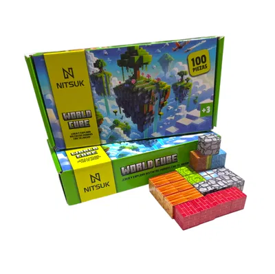 Juedo De Bloques World Cube Nitsuk De 154 Piezas MC-C54