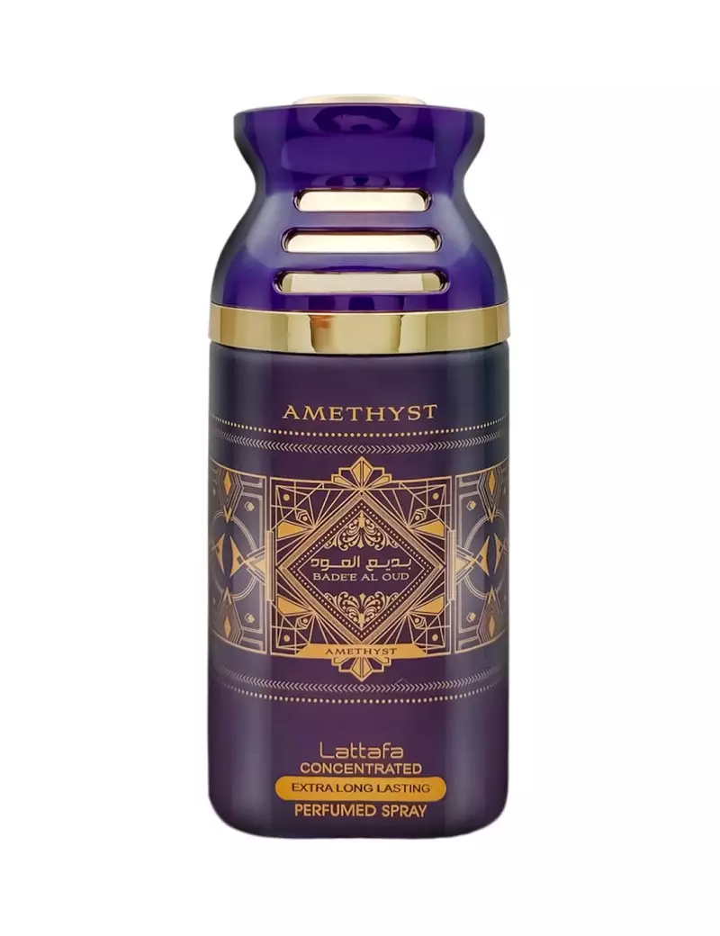 Desodorante Lattafa Bade'e Al Oud Amethyst Concentrated Body Spray 250ml