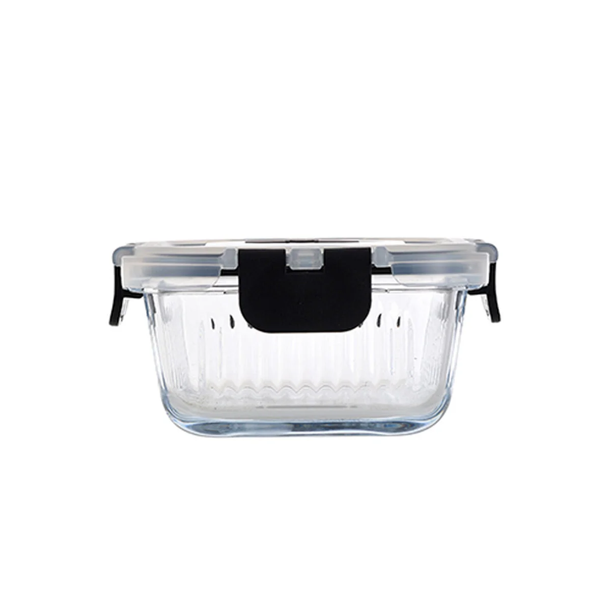 Tupper De Vidrio Hermetico Cuadrado 800ml ZFSW-800 Cool Bazar