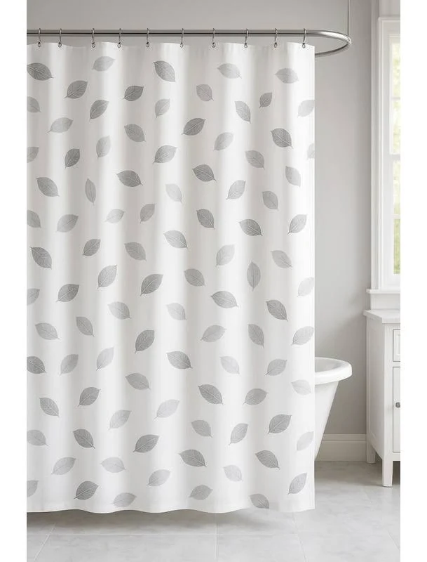 Cortina Para Baño Teflon 180x180cm 12 Ganchos Belgrano Home - Image 2
