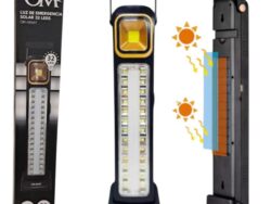 Luz De Emergencia Solar Y Recargable 32 Leds OM-6866T