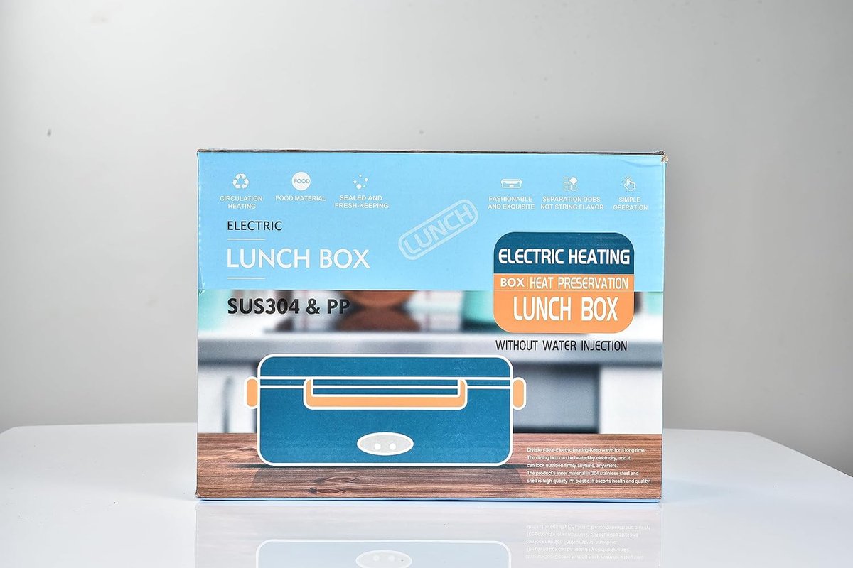 Lunchera Electrica Sus304 C/ Bandeja y Cubiertos - Image 3