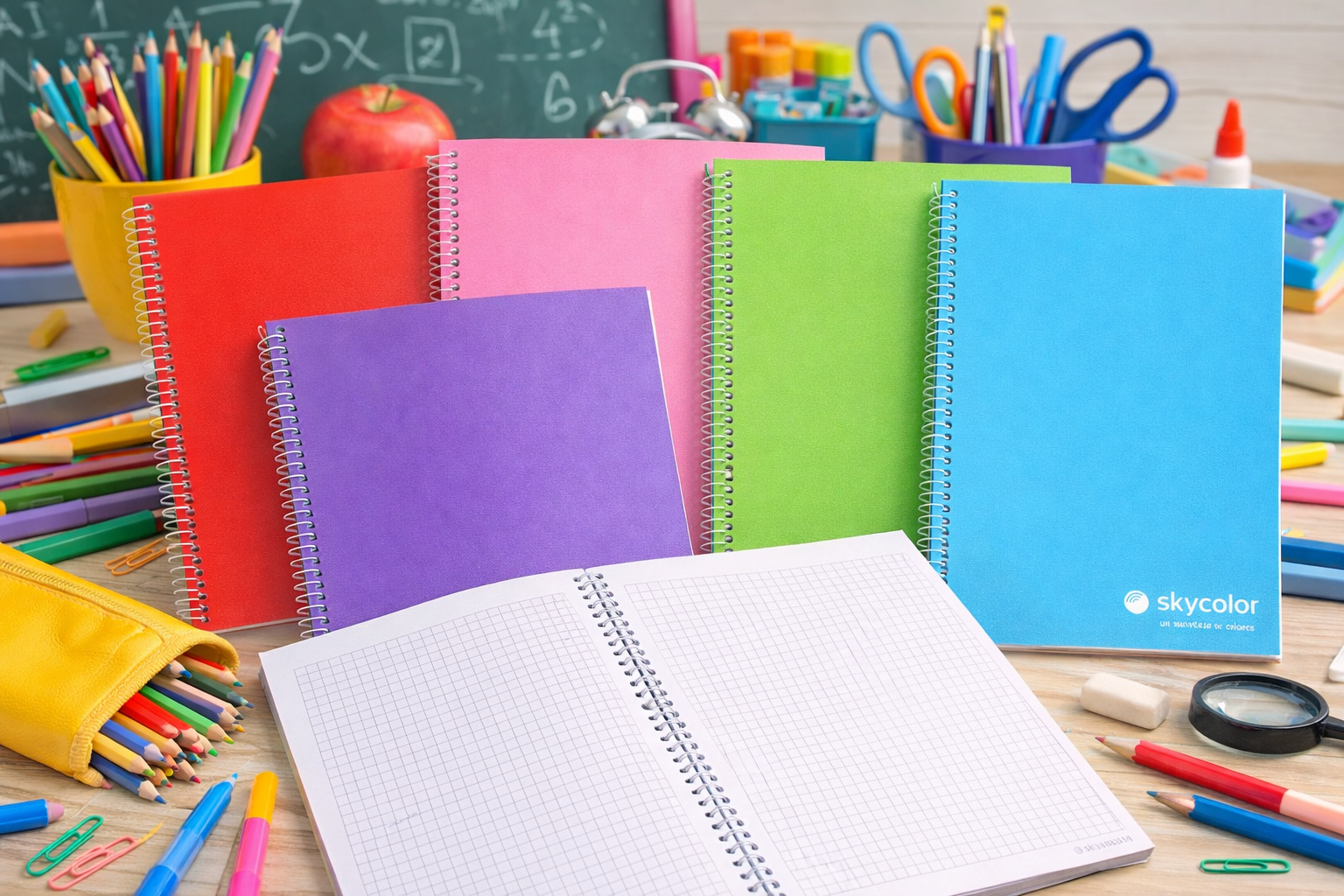 Cuaderno Cuadriculado Skycolor 80 Hojas CULR5780-C - Image 2