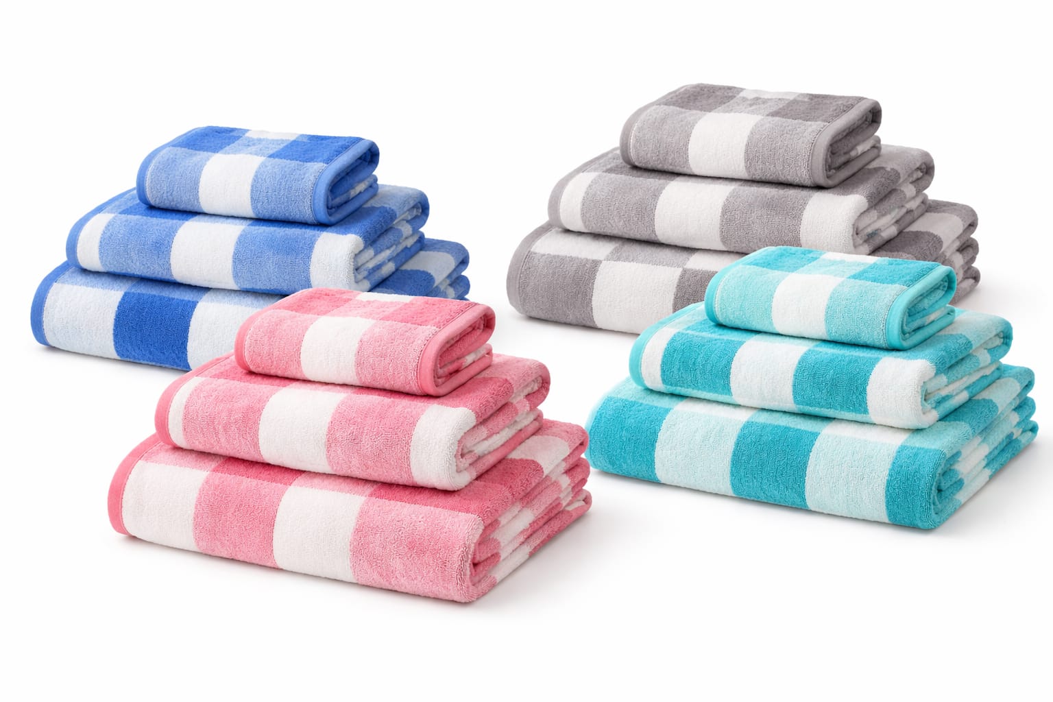 Set De Toallas De Baño Secado Rapido Varios Colores SET X3