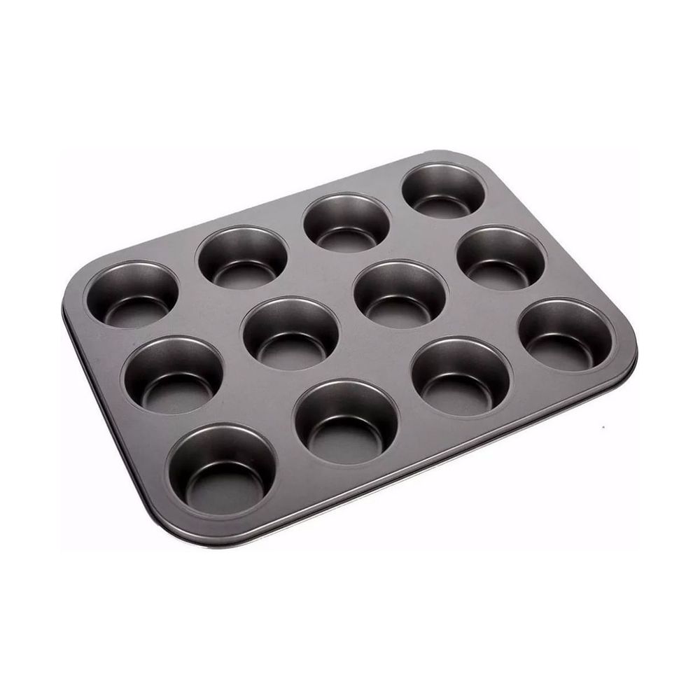 Molde Antiadherente Para Muffins 12 Copas 35*26*3cm QX-M005