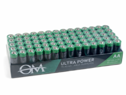 Pilas AA OM Blister x60 Unidades Ultra Power