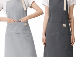 Delantal De Cocina Color Liso De Algodon D-YLZJ