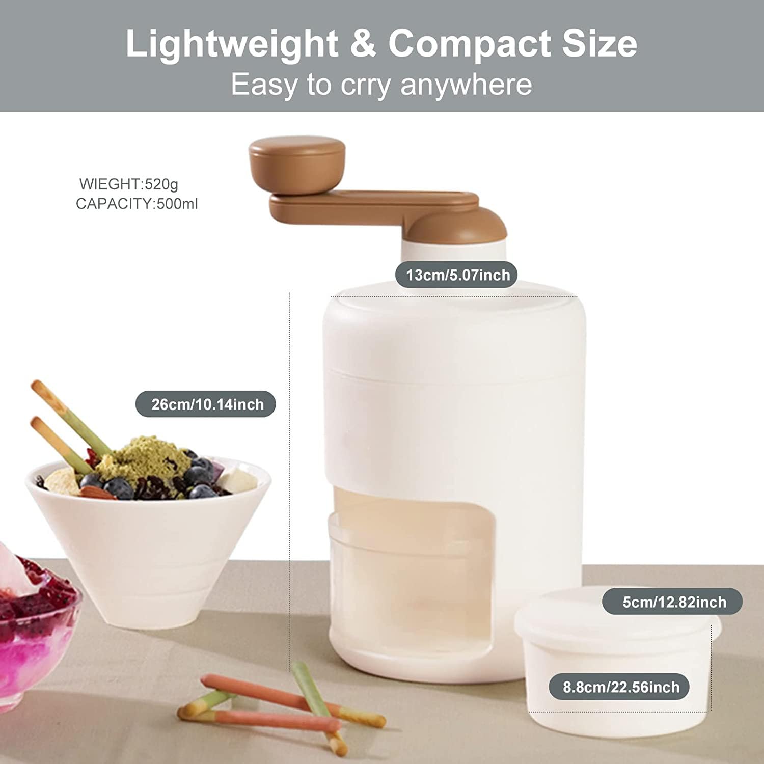 Maquina trituradora de hielo manual AV5651 - Image 4