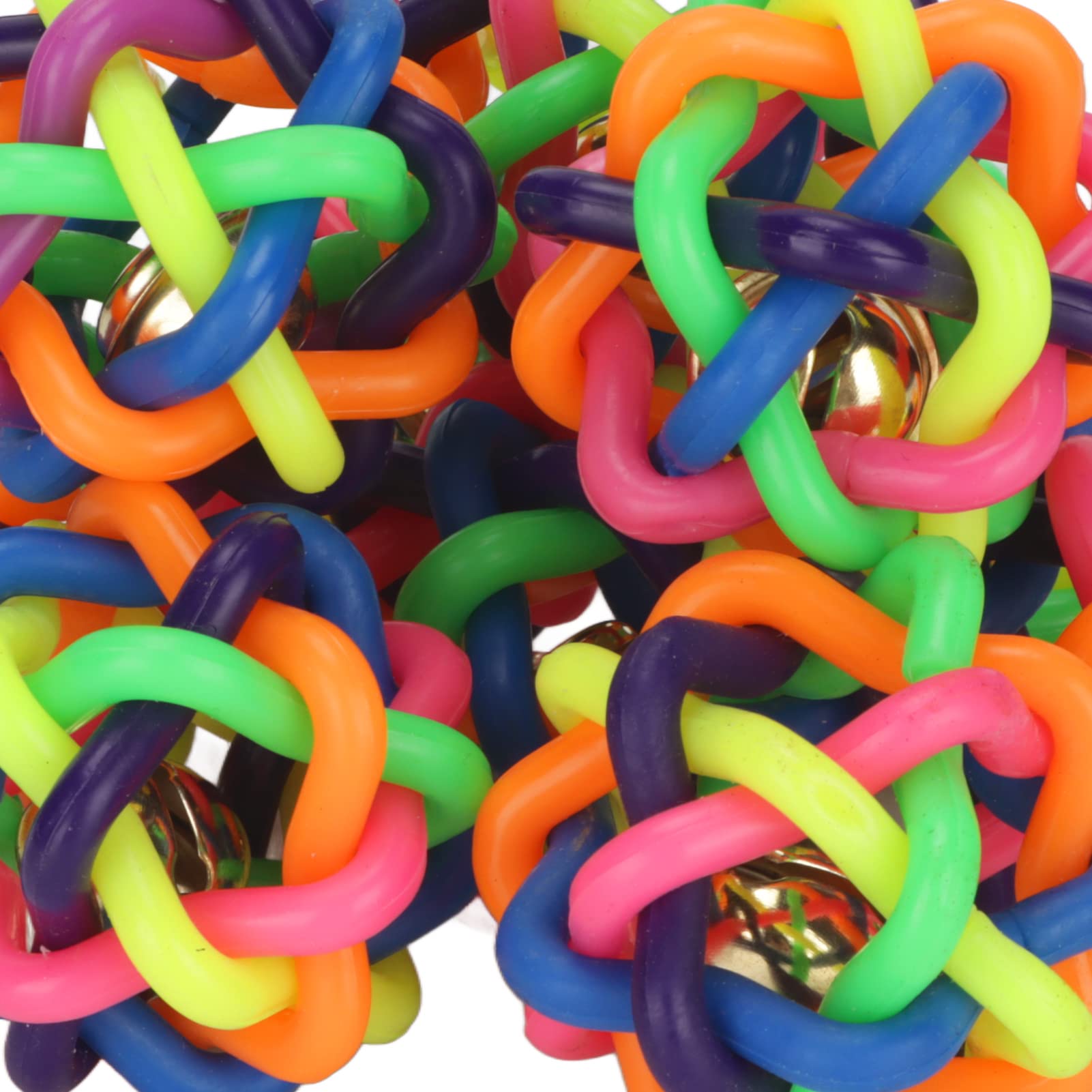 Pelota Trenzada Con Cascabel Para Mascotas - Image 2