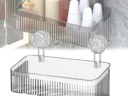 Estante Acrilico De Pared Con Ventosa 30*12*10,5cm CYGM 016-2023