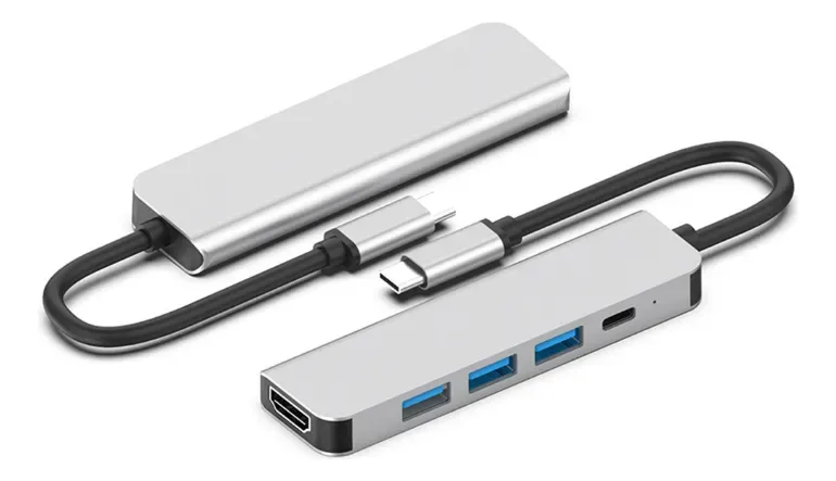 Adaptador 5 En 1 Tipo C Gtc HUG-017 USB PC - Image 2