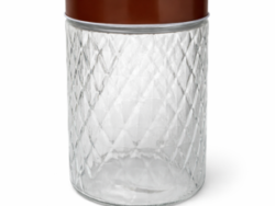 Frasco De Vidrio Con Tapa Dorada 1200ml Q1089-1200