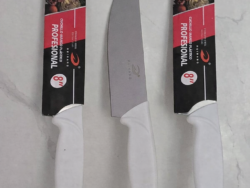 Cuchilla Profesional Con Mango Blanco 8 Pulgadas B356